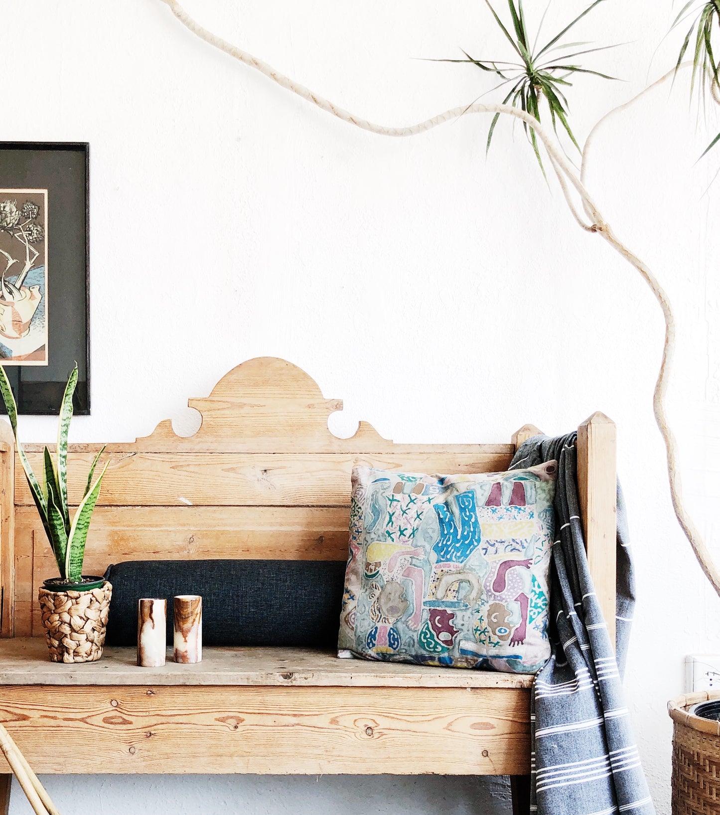 Vintage Batik Pillow