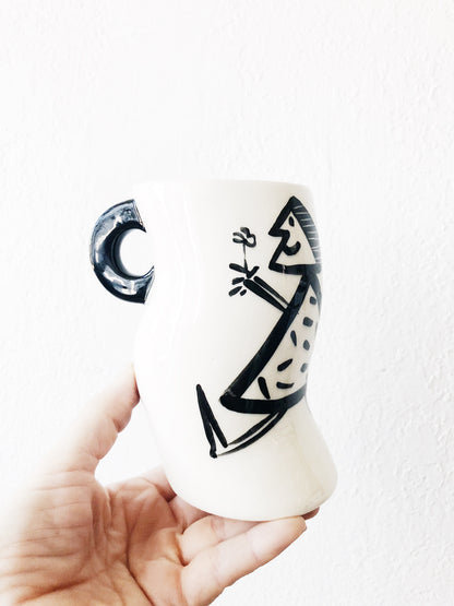 Pair of Oversized Bures Mugs