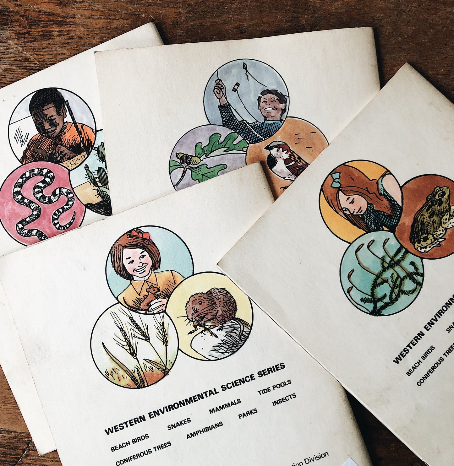 Vintage 1970s Natural History Book Set