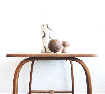 Mid Century Bentwood Side Table