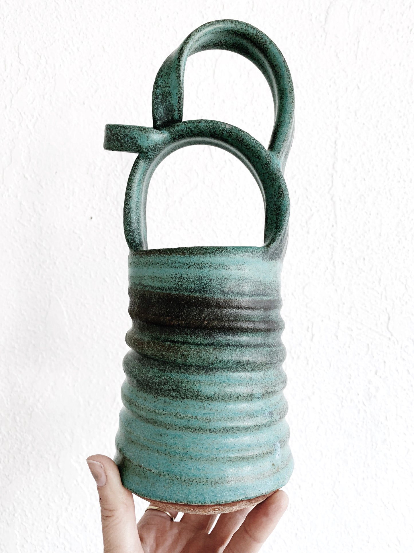 Handmade Sculptural Pottery Vase