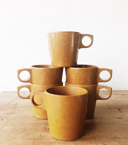 Vintage Army Issue Stacking Camp Mugs