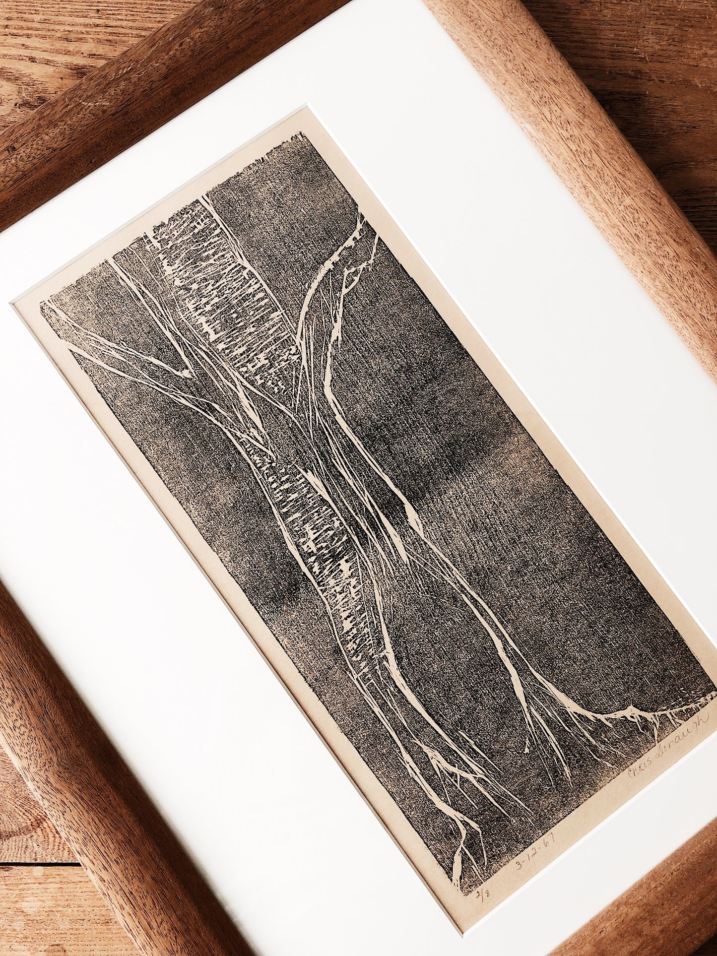 Large Original Numbered 1970s Etching