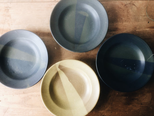 Vintage Tai Tau Mid Century Stoneware Bowl Set