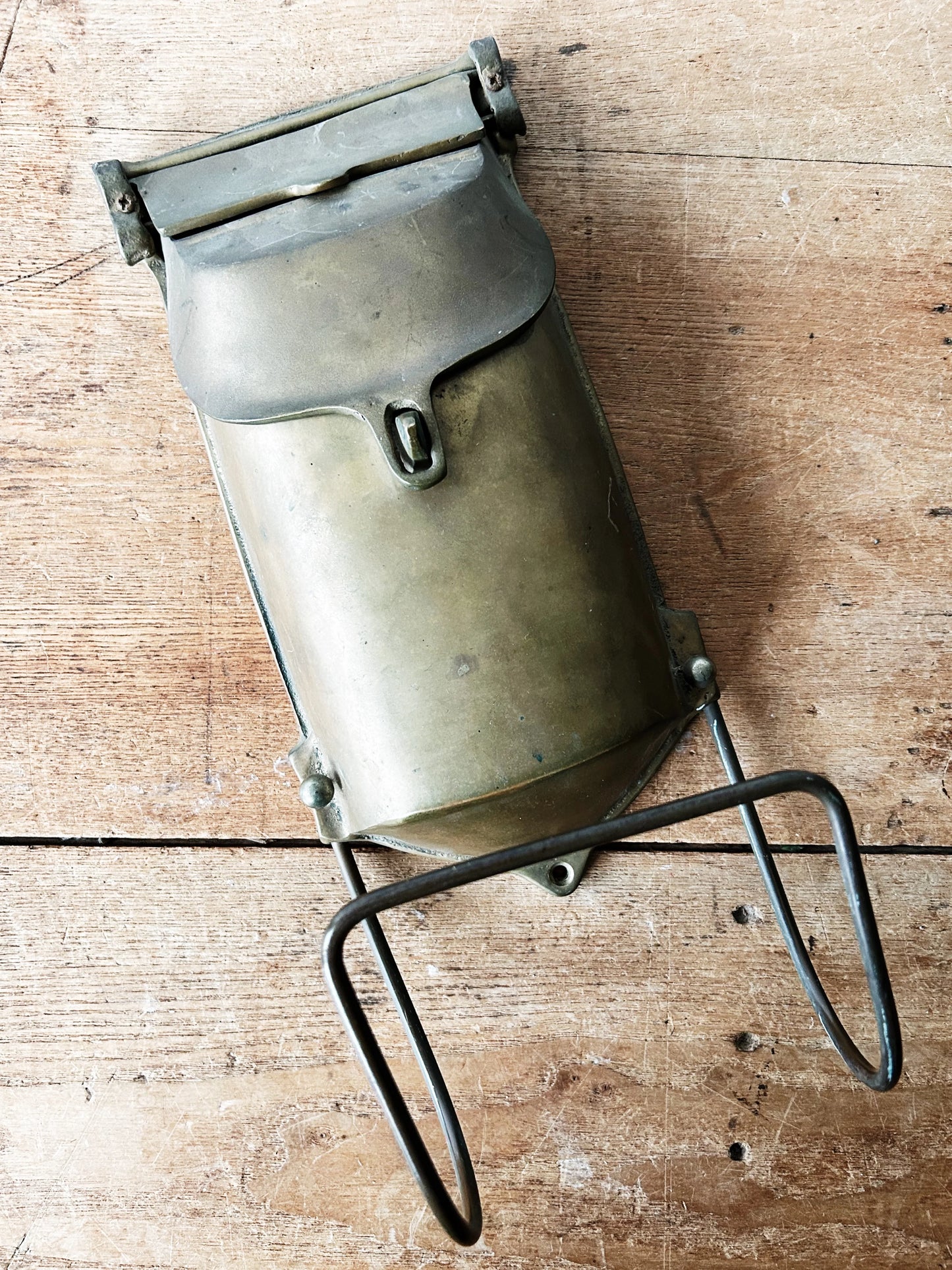 Vintage Brass Mailbox
