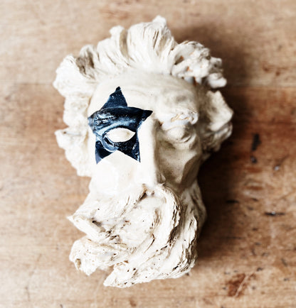 Hand Built Ceramic Wall Bust