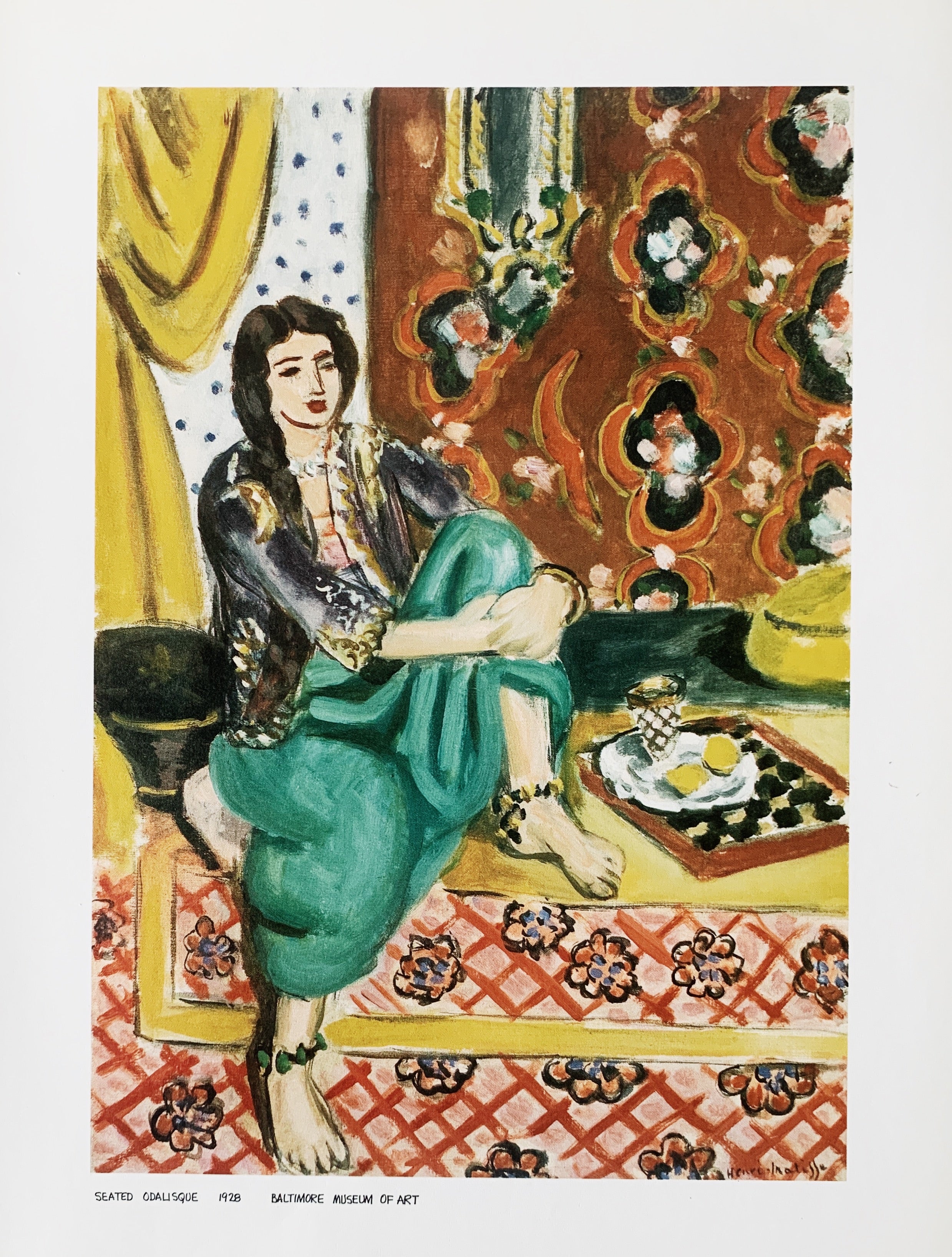 Vintage Matted Henri Matisse Art Print – Maven Collective