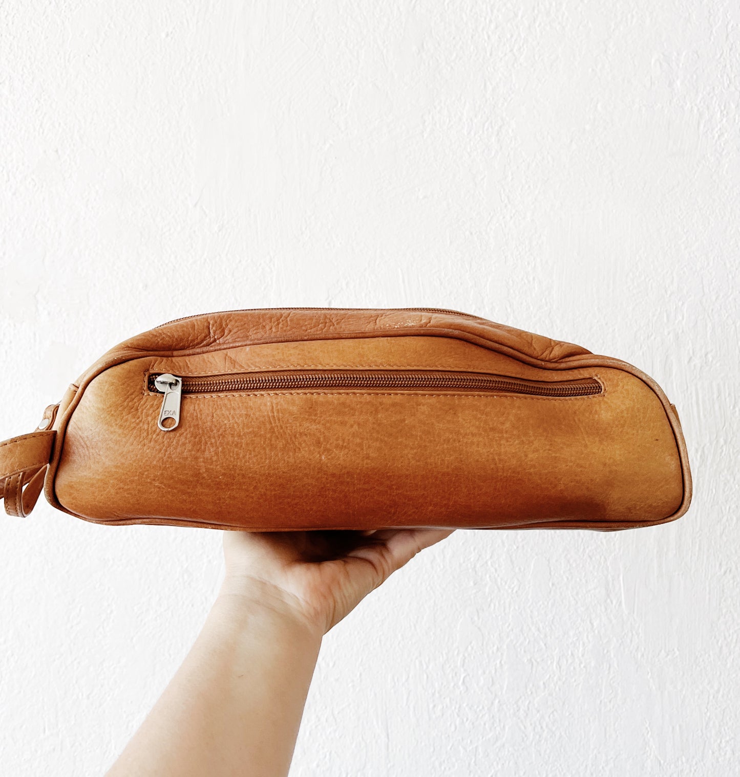 Large Leather Dopp Bag