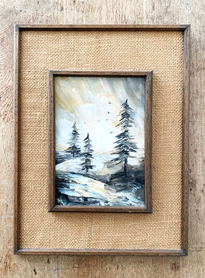 Vintage Oil Landscape