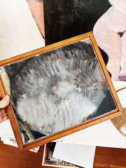 Vintage Abstract Oil Painting