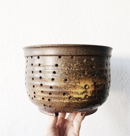 Handmade Pottery Colander