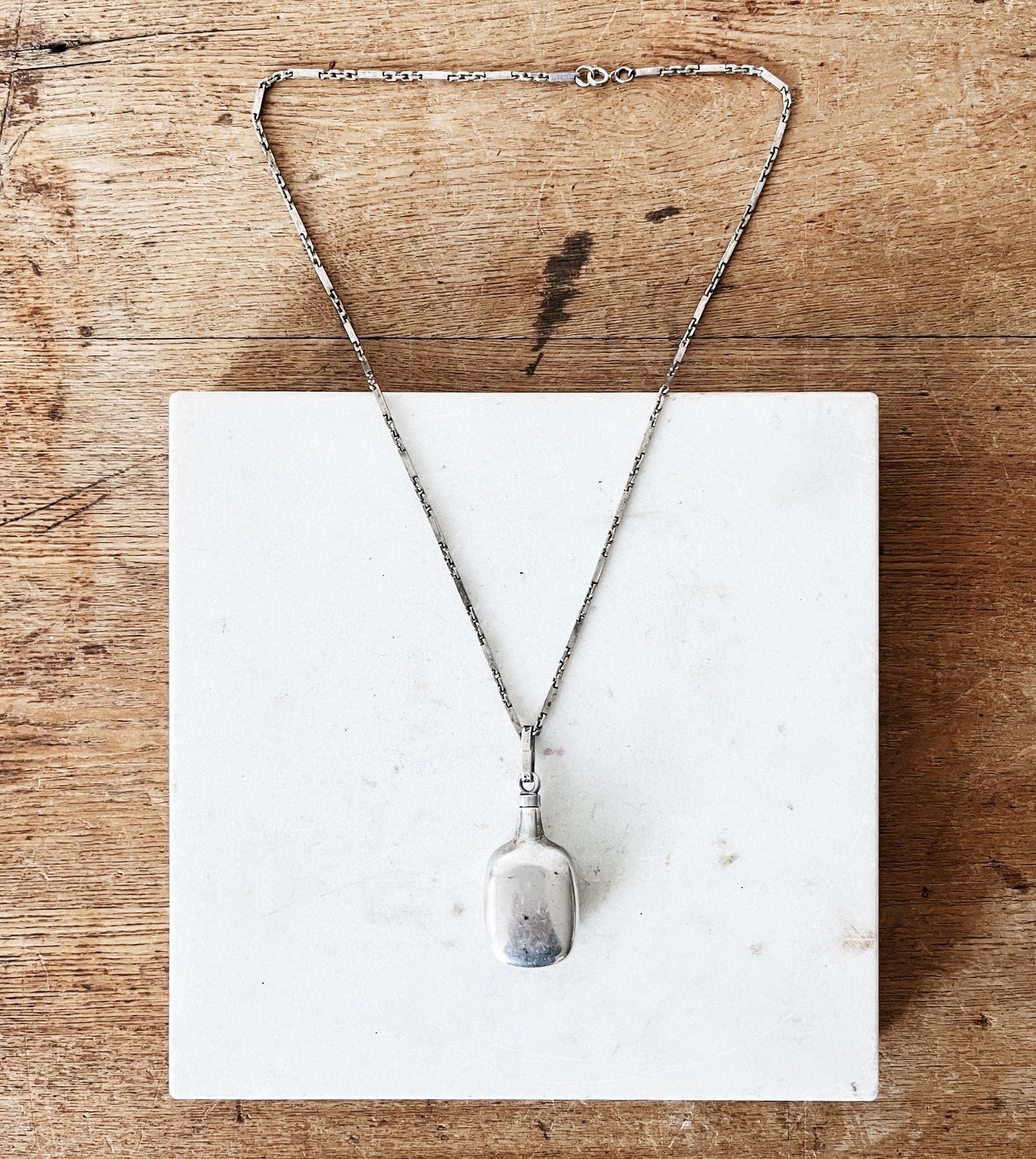 Vintage Sterling Perfume Pendant