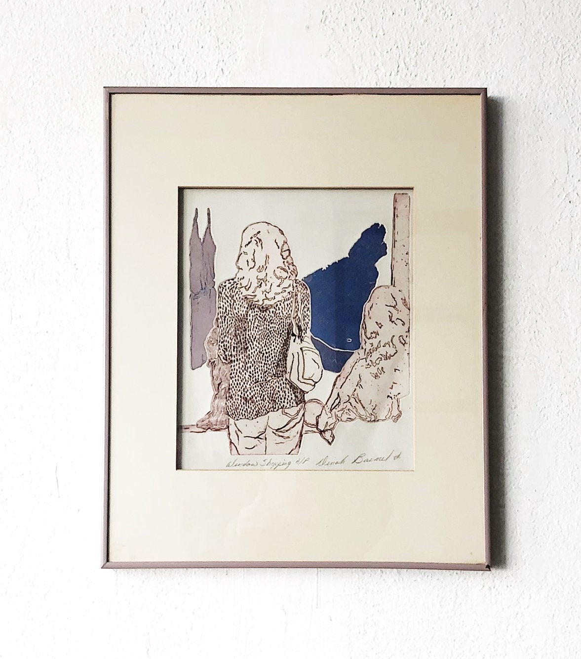 Original Etching ‘window shopping’