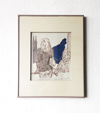 Original Etching ‘window shopping’