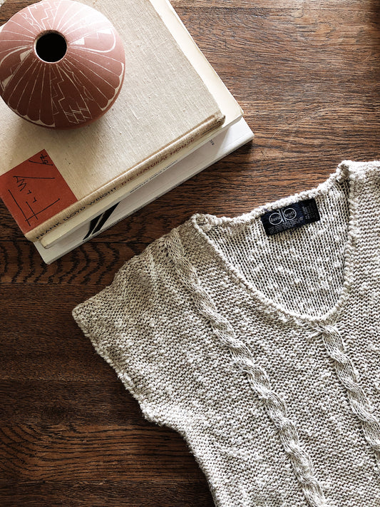Vintage Linen Sweater