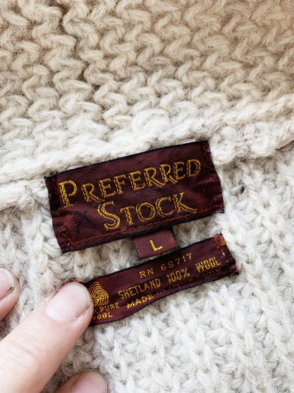 Vintage Oversized Wool Cardigan