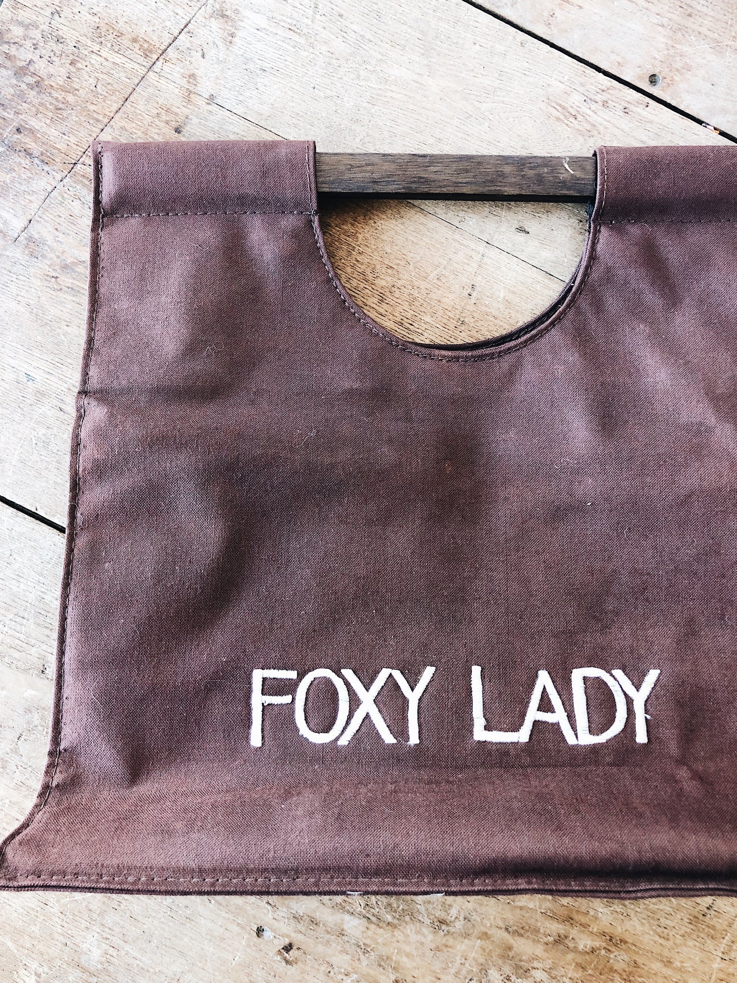 Vintage Foxy Lady Tote