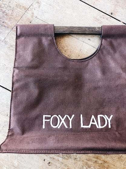Vintage Foxy Lady Tote