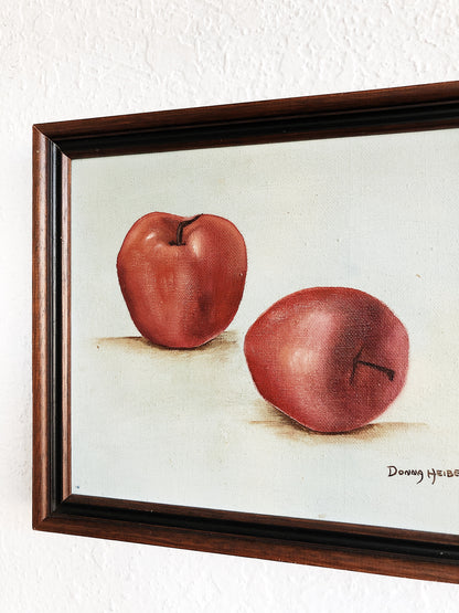 Vintage Original Apple Painting