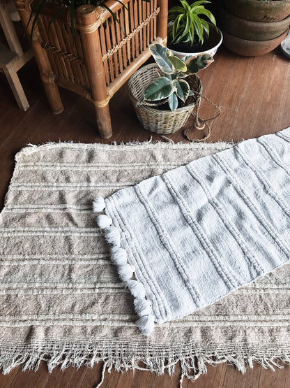 Vintage Indian Cotton Rag Rug