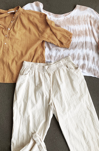 Indonesian Tie Dye Top   Rayon