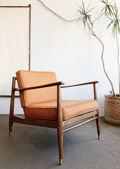 Mid Century Wood Framed Chair
