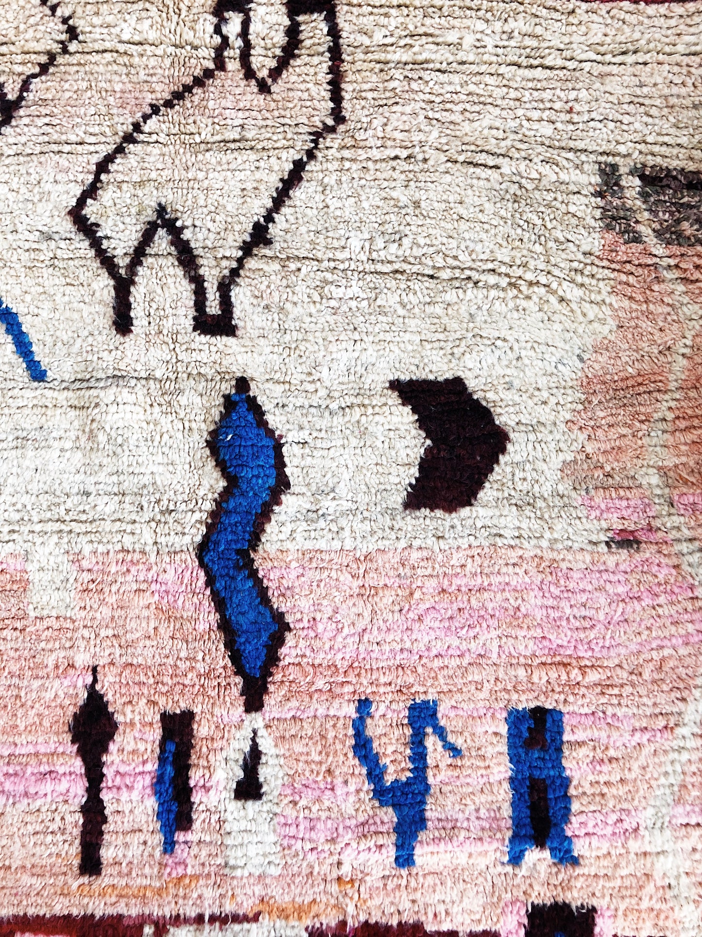 Vintage Moroccan Wool Berber Rug