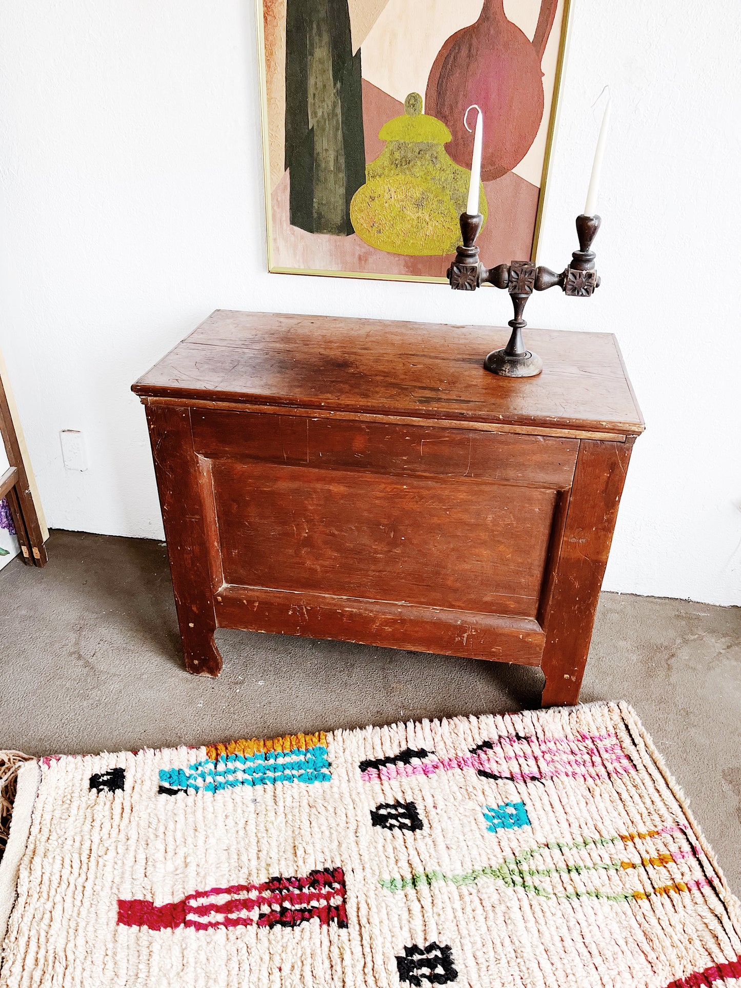 Primitive Wood Chest