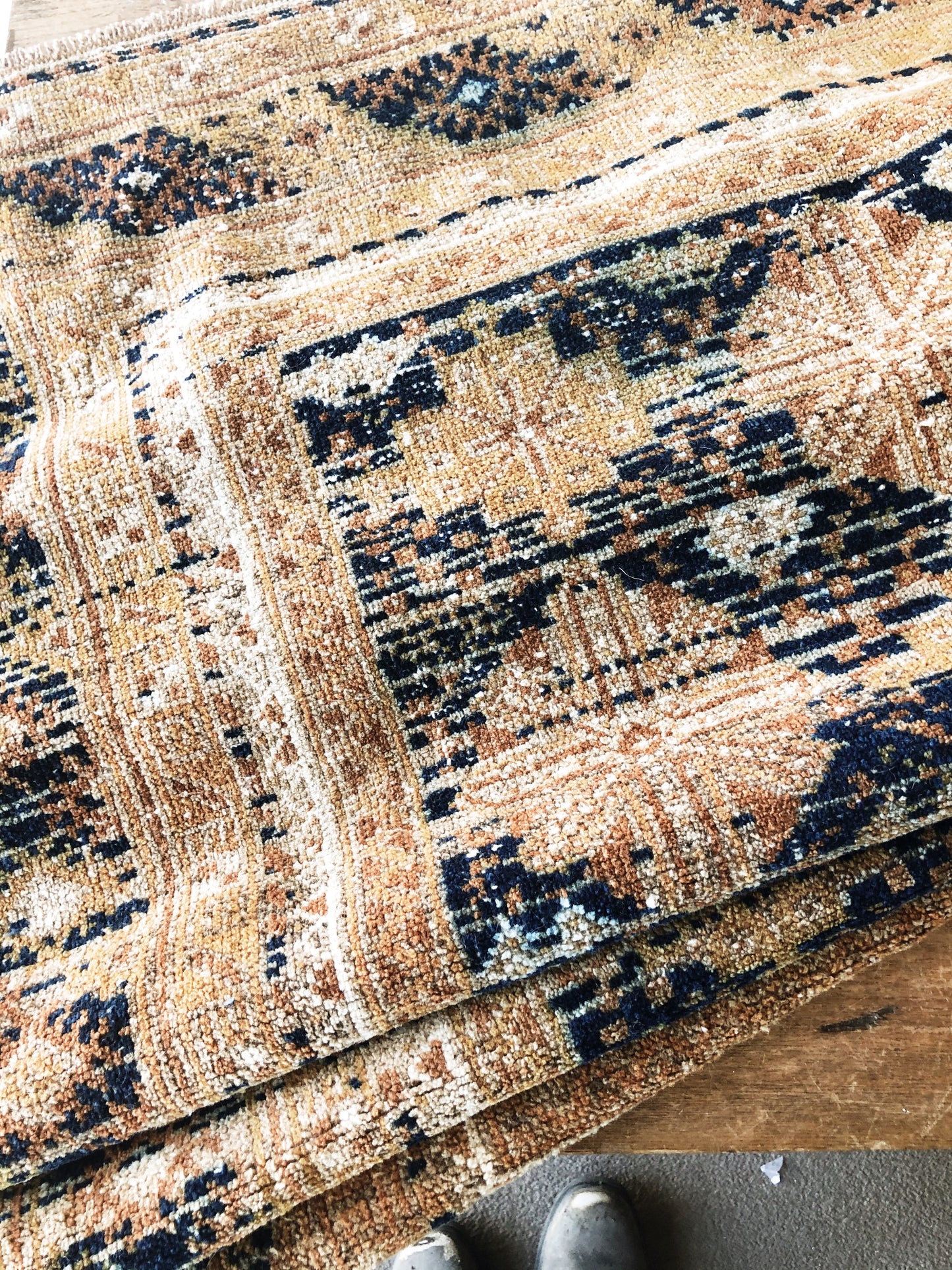 Vintage Wool Kilim Rug