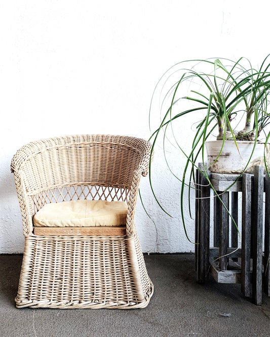 Vintage Child’s Chair with Cushion