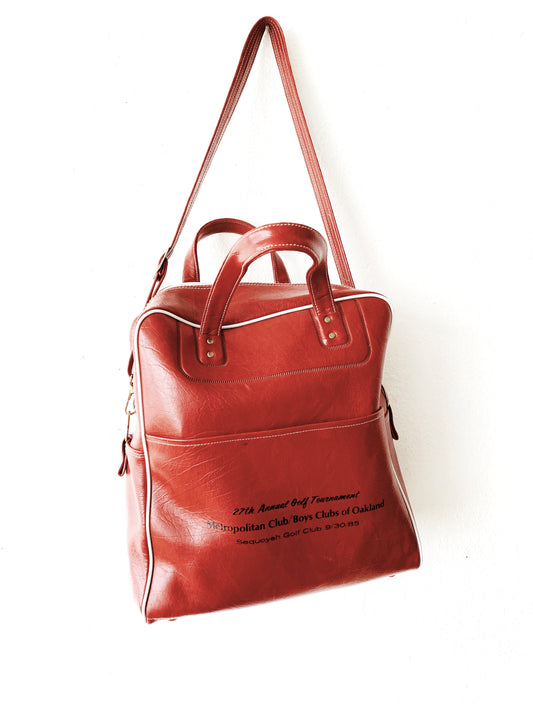 Vintage Metropolitan Boys Club Vinyl Gym Bag