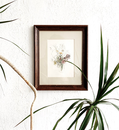 Vintage Mary Lou Goertzen Botanical Print