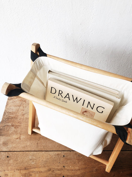 Vintage Folding Book Rack