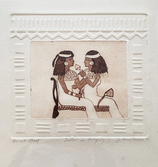 ‘Sisters in Antiquity’ Original 1970s Artists Proof
