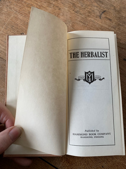 First Edition Antique Herbalist Book Collection