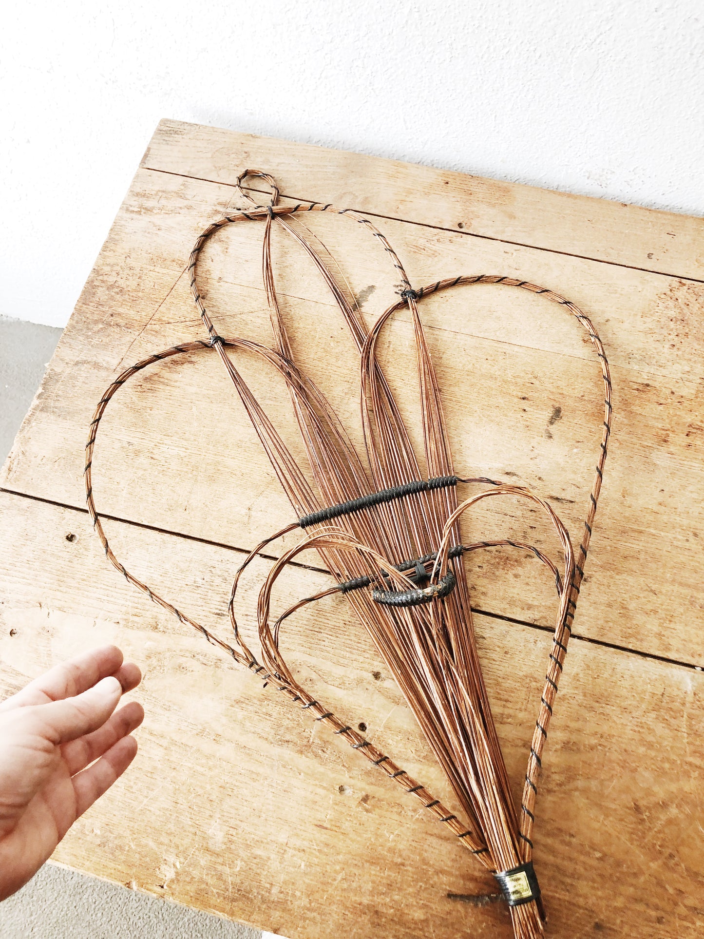 Vintage Grapevine Basket