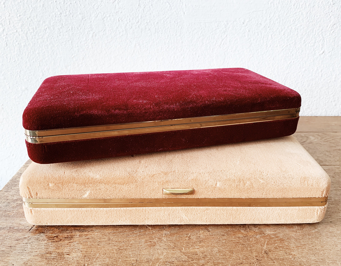 Vintage Velvet Jewelry Box