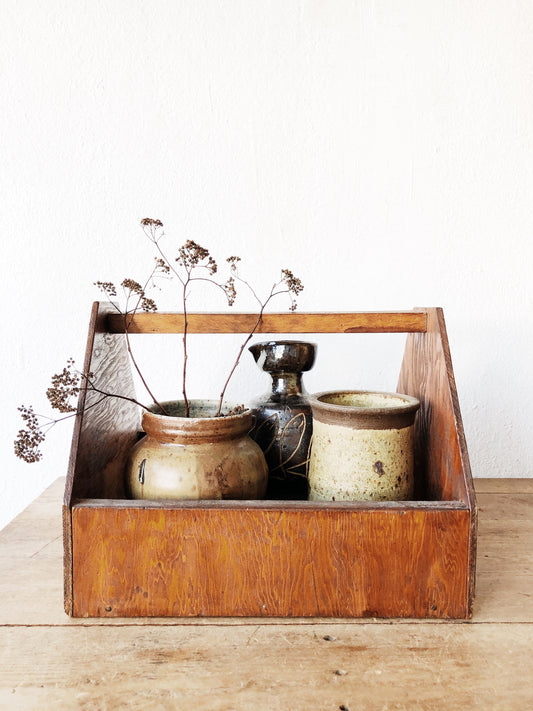 Vintage Wood Caddy