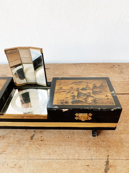 Antique Lacquered Music Box