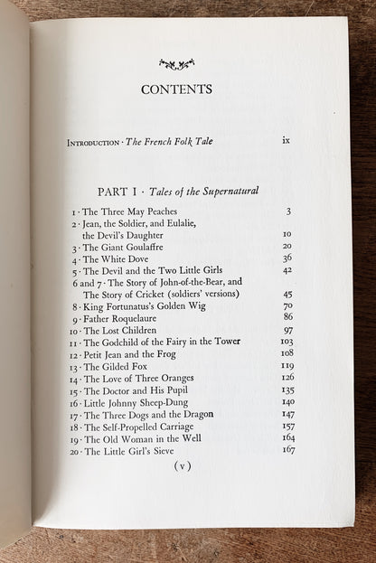 French Folk Tales Vintage Book