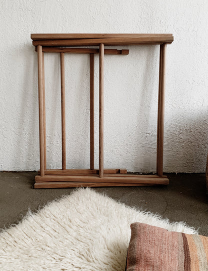 Vintage Folding Wood Drying/ Textile Rack