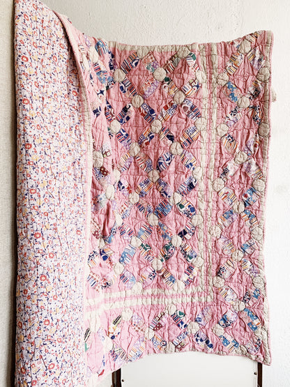 Antique Handmade Cotton Quilt