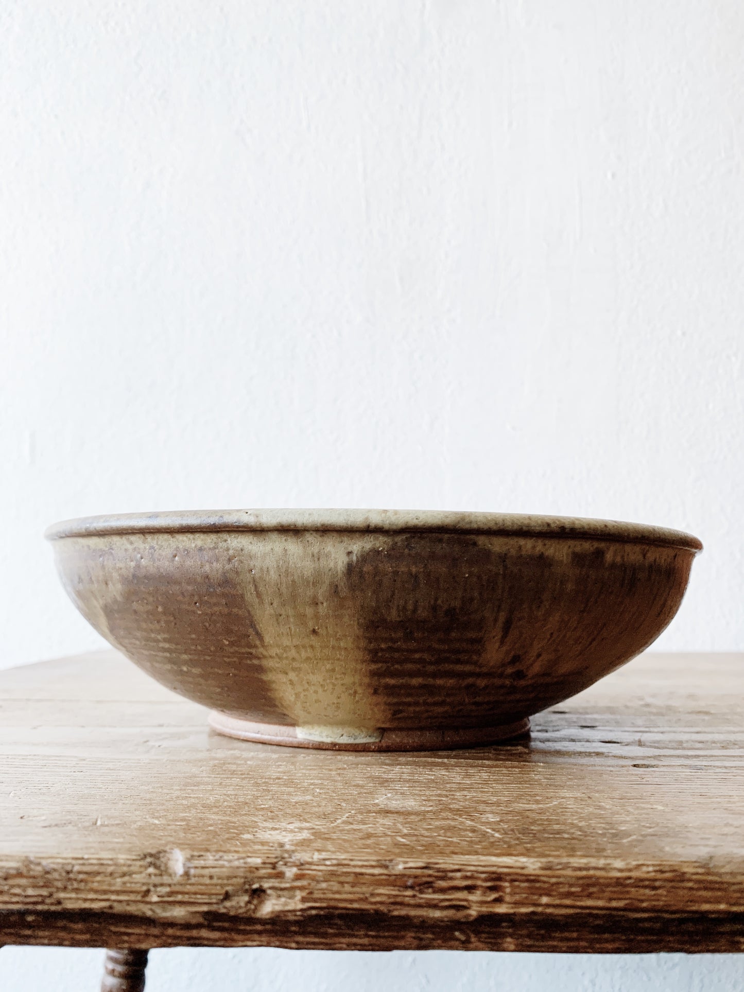 Vintage Handmade Stoneware Bowl