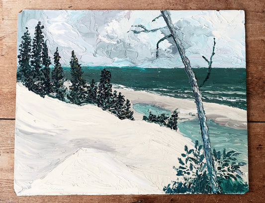 Vintage Oil Landscape Painting