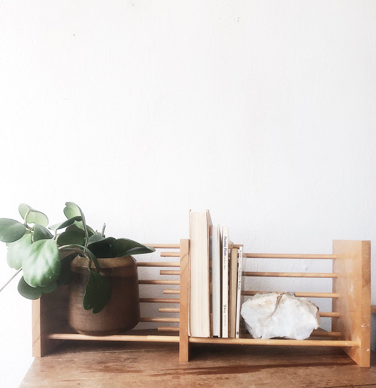 Vintage Expanding Book Rack or Shelf