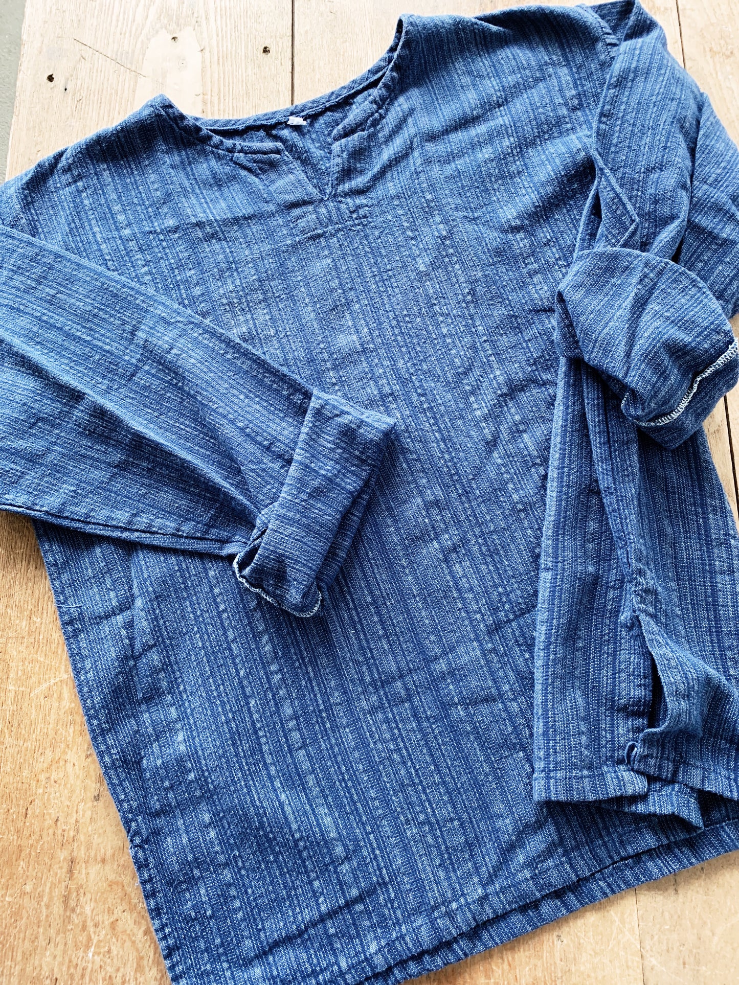 Indigo Stripe Cotton Top Thailand