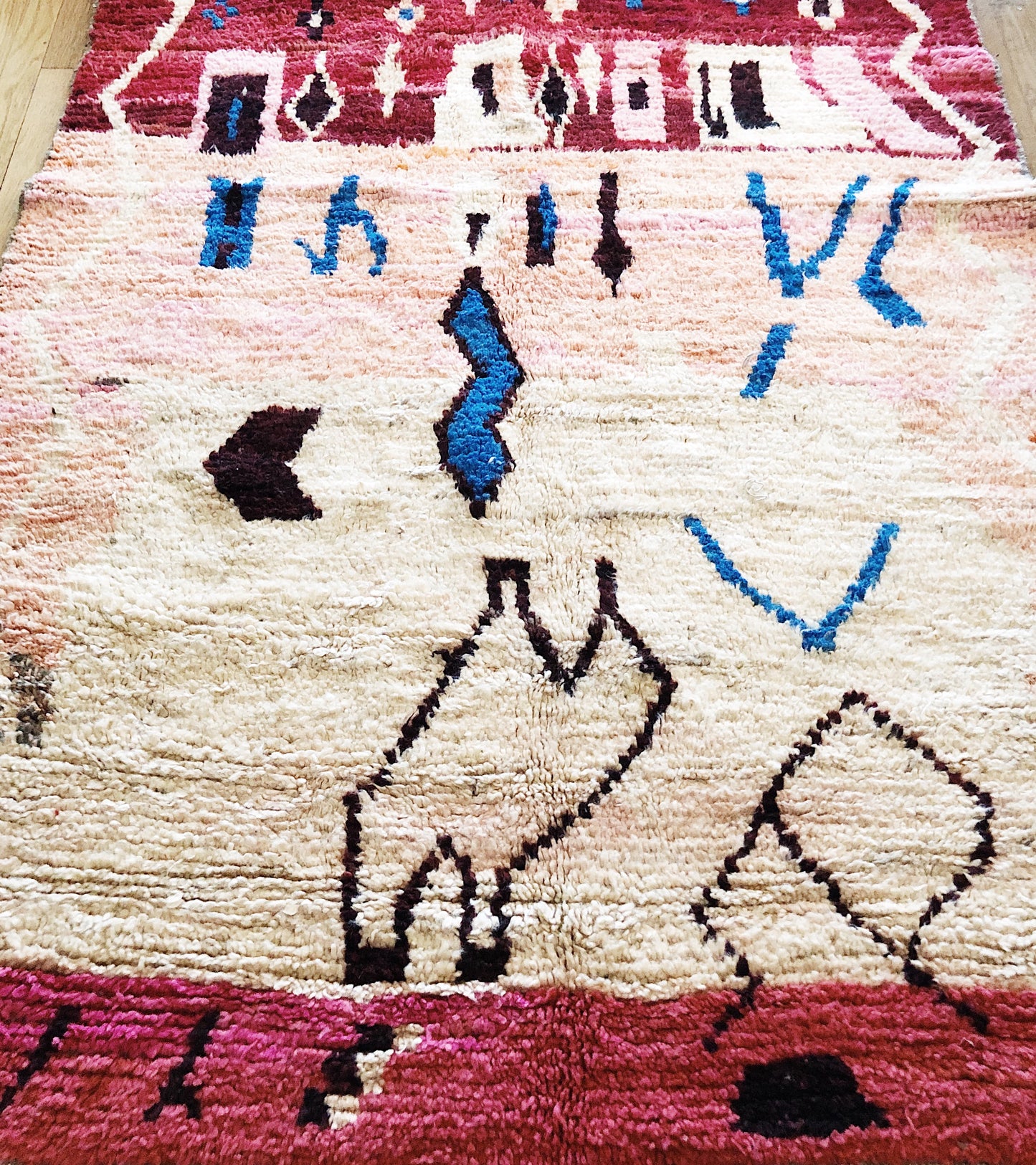 Vintage Moroccan Wool Berber Rug