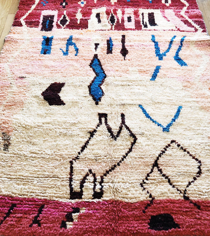 Vintage Moroccan Wool Berber Rug
