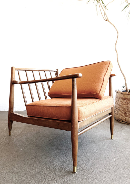 Mid Century Wood Framed Chair