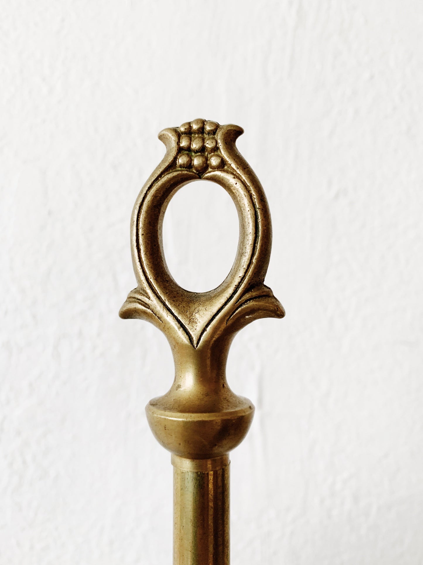 Vintage Brass Torchiere Lamp